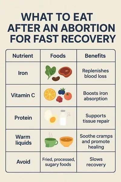 What to Eat After an Abortion for Fast Recovery
